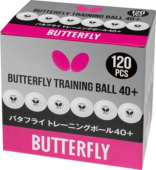 Actual product image Butterfly Training ball 40+ (120 pcs.)