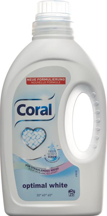 Actual product image Coral Optimal White (25 Washing cycles)