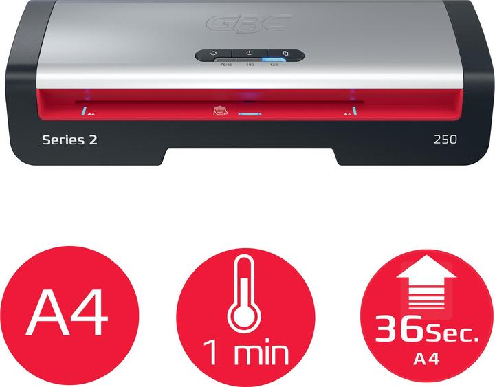 Actual product image GBC Laminator 250 (EU version) (75 - 125 µm, A4)