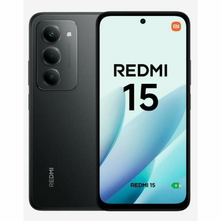 Image du produit Xiaomi Redmi 15 4G (256 Go, Midnight Black, 6.90", Double SIM hybride, 4G)