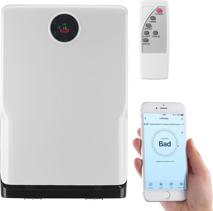 Immagine prodotto Sichler Purificatore d'aria a 6 stadi con UV e ionizzatore, compatibile con Alexa (19 m²)