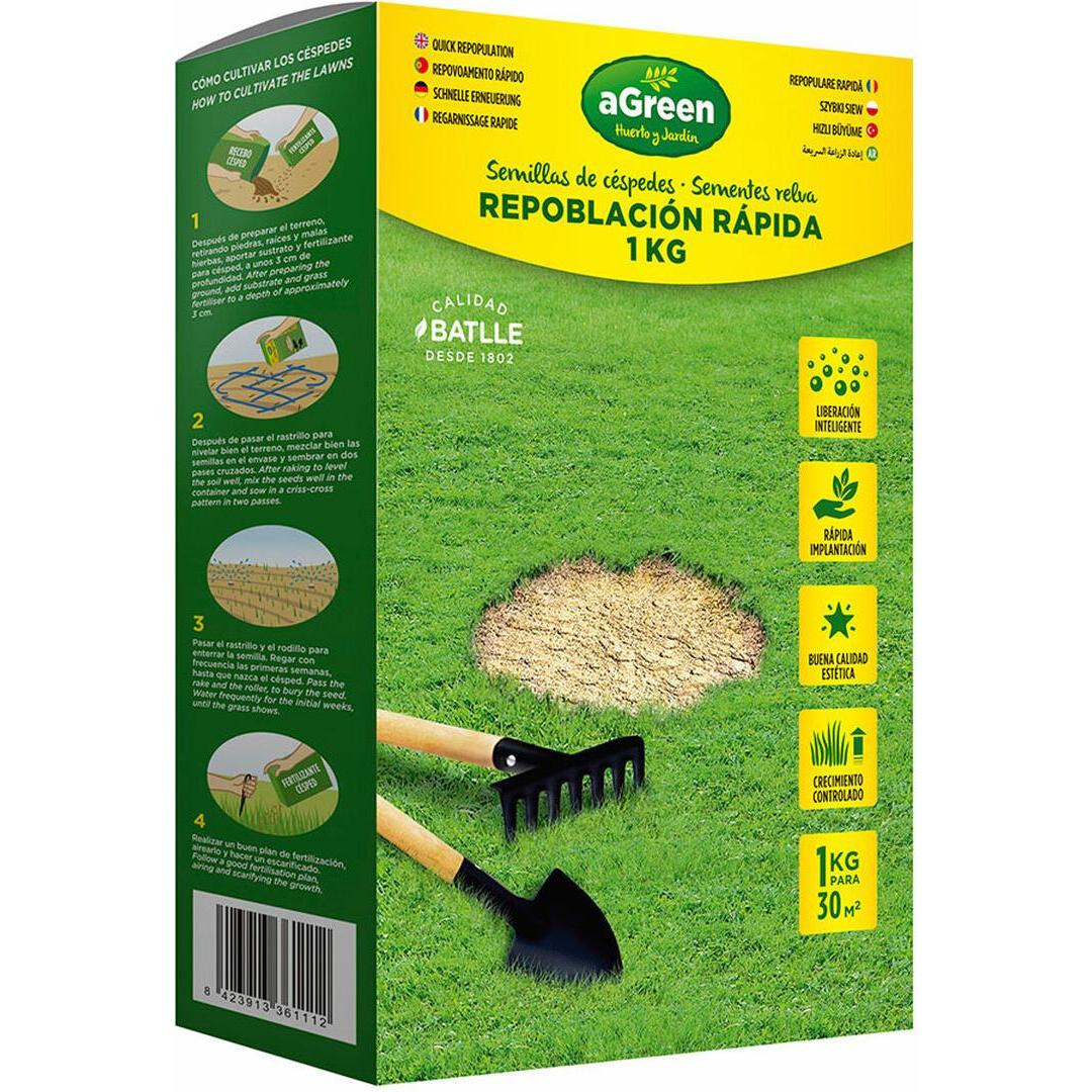 Agreen Quick repopulation grass 1kg (Rasensamen) (45272293)