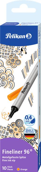 Produktbild Pelikan Fineliner 0,4mm 96 orange (Orange, 1 x)