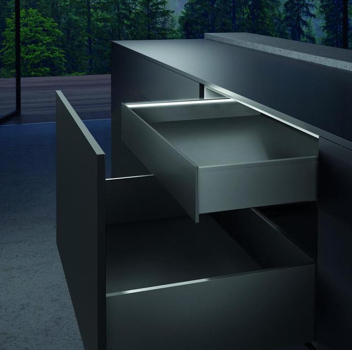 Produktbild Hettich Innenfront Profil AvanTech YOU, für Zarge mit Illumination, zu