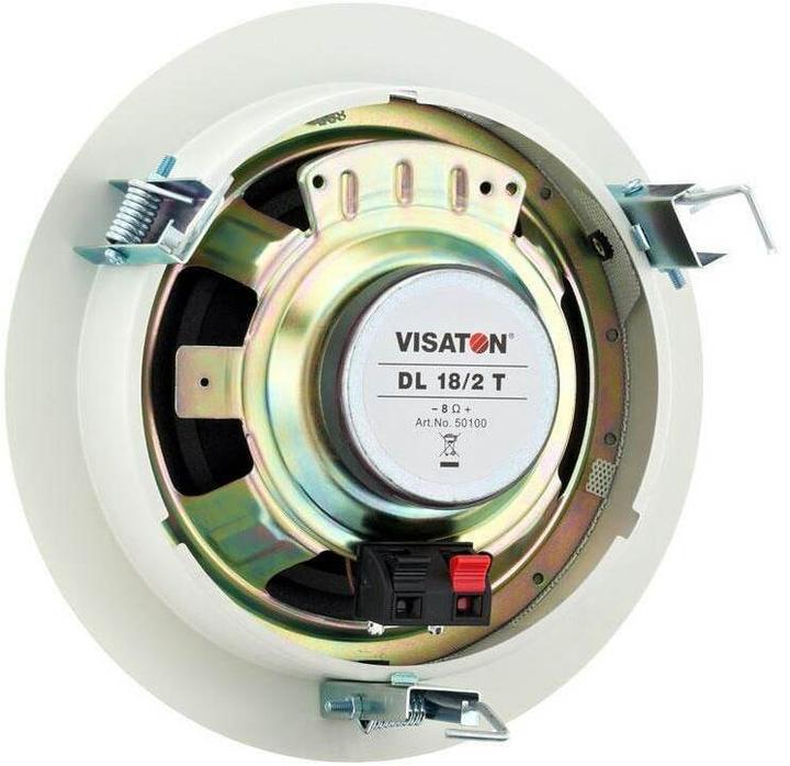 Actual product image Visaton Ceiling loudspeaker DL 18/2 T, 8 Ohm