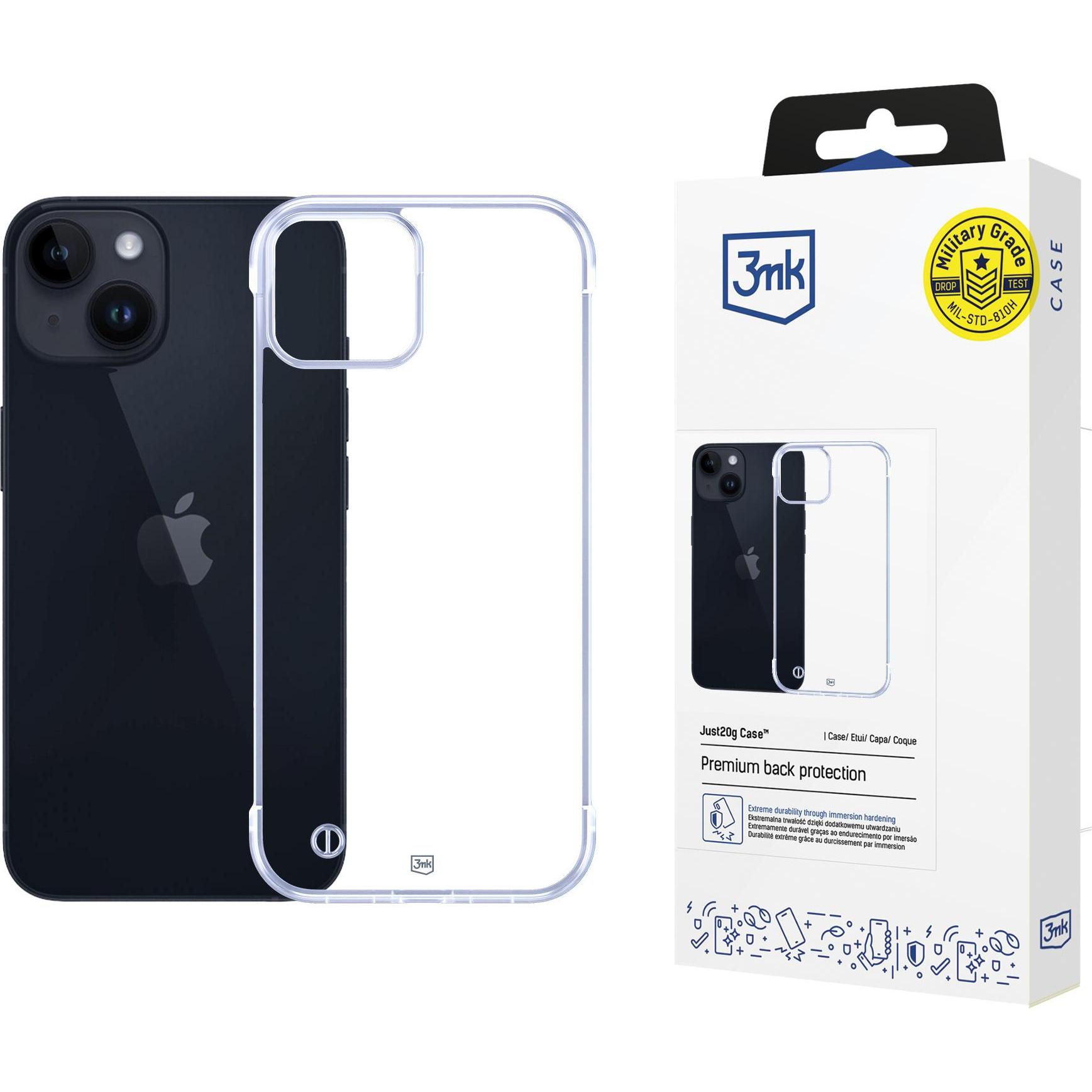 3Mk Trasparente Apple Iphone 16E - Just20g Clear Case (Apple Iphone 16E, Apple Iphone 17E), Cover Smartphone,