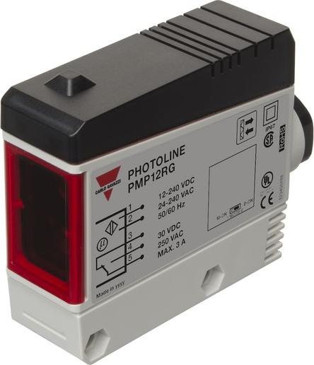 Produktbild Carlo Gavazzi Optischer Sensor mit 1/2″ NPT Kabelverschraubung Relais 12m 30ms 264V IP67 PMP12 (Sensor)