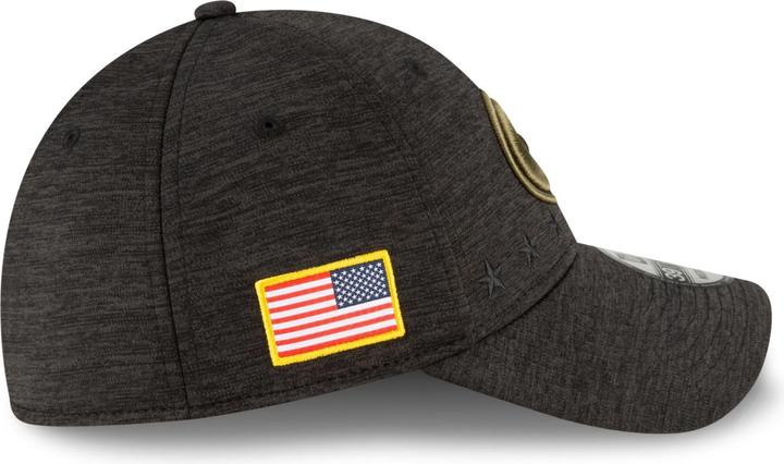 Actual product image New Era 39Thirty NFL Salute to Service Green Bay Packers Cap (M, L)