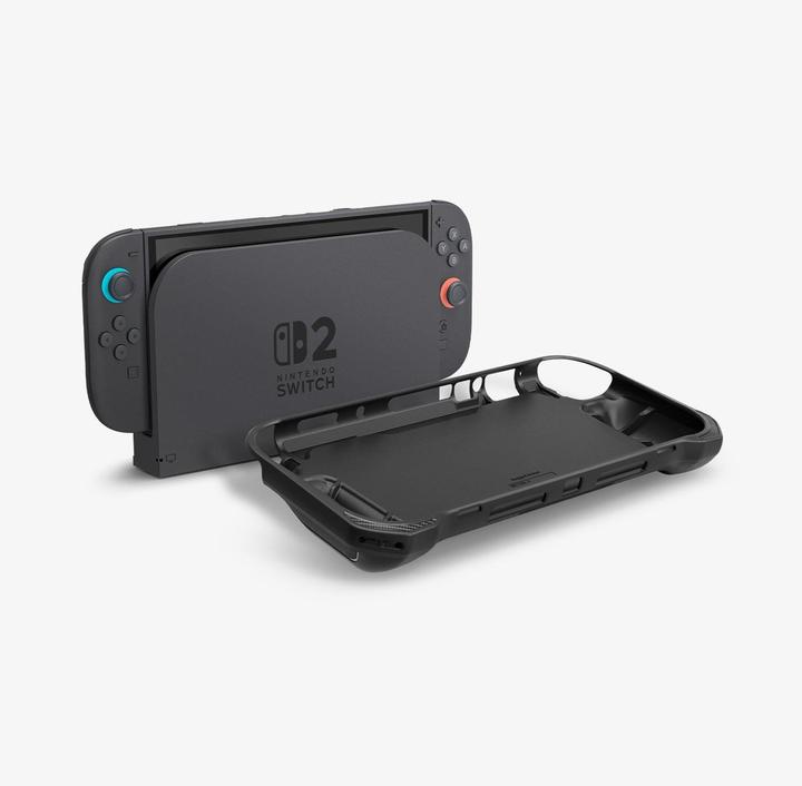 Actual product image Spigen Rugged Armor Nintendo Switch 2 Case Matte Black (Switch)