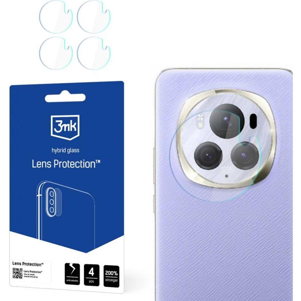 3MK Lens Protect Honor Magic6 Ochrona na obiektyw aparatu 4szt (1 Stück, Honor Magic6), Smartphone Schutzfolie