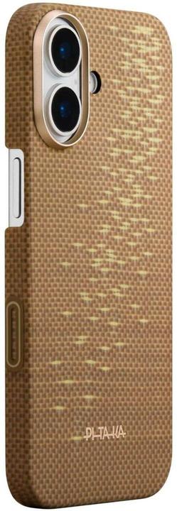 Produktbild Pitaka MagSafe Backcover aus echtem Aramid Ultra-Slim Case Case Golden Glint (Apple iPhone 17)