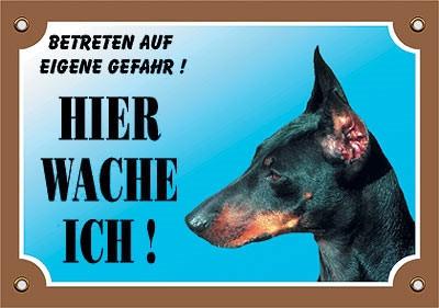Produktbild Nobby Warntafel Dobermann