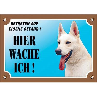 Nobby, Sicherheitskennzeichnung, Warntafel Schäferhund