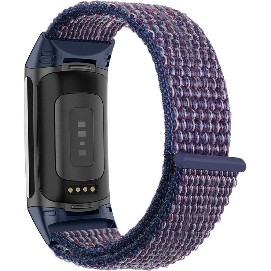 Thumbnail - Strap-it Nylonarmband (Nylon, Fitbit Charge 5), Uhrenarmband, Mehrfarbig