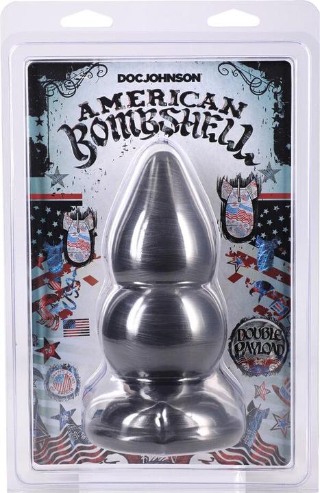 Produktbild Doc Johnson Double Payload - Butt Plug - Gun Metal