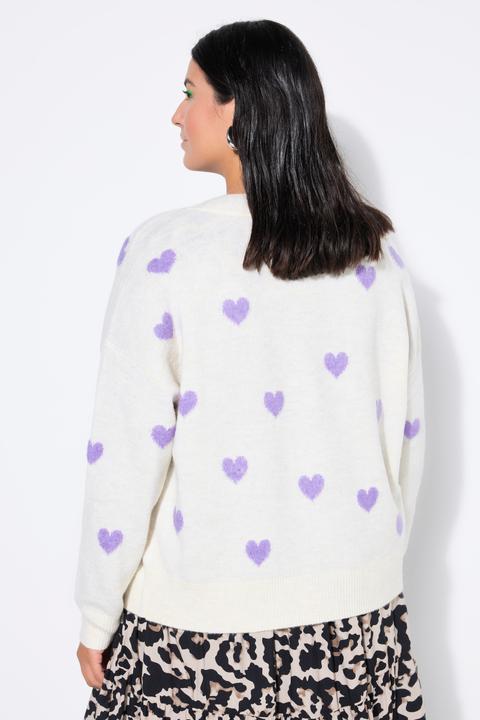 Produktbild Studio Untold Strickjacke, Oversize Shape, Hearts (54)