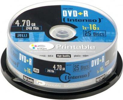 Produktbild Intenso DVD+R Cake Box - 4.7GB (25 x)