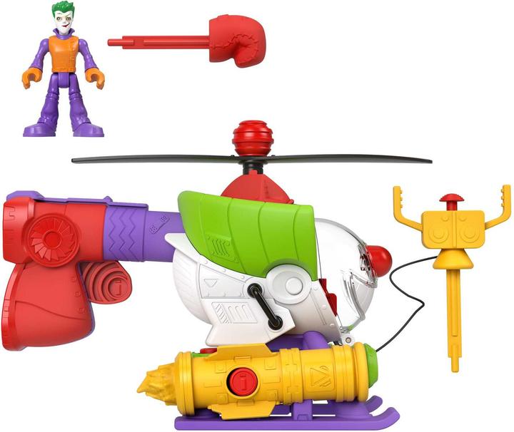 Actual product image Imaginext DC Super Friends The Joker Robo Copter