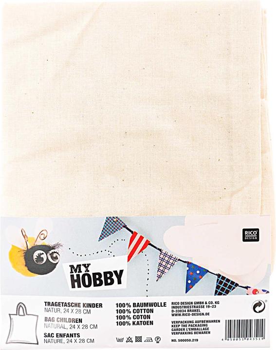 Actual product image Rico Design Rico Tote bag, children, natural