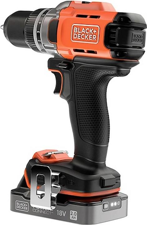 Produktbild Black & Decker Black&Decker Akku-Bohrschrauber 18V 2x2Ah,2G,Kof BCD382D2XK