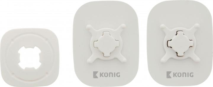 Actual product image König Konig Car Mount for Smartphone, 360 Degree Rotatable, White