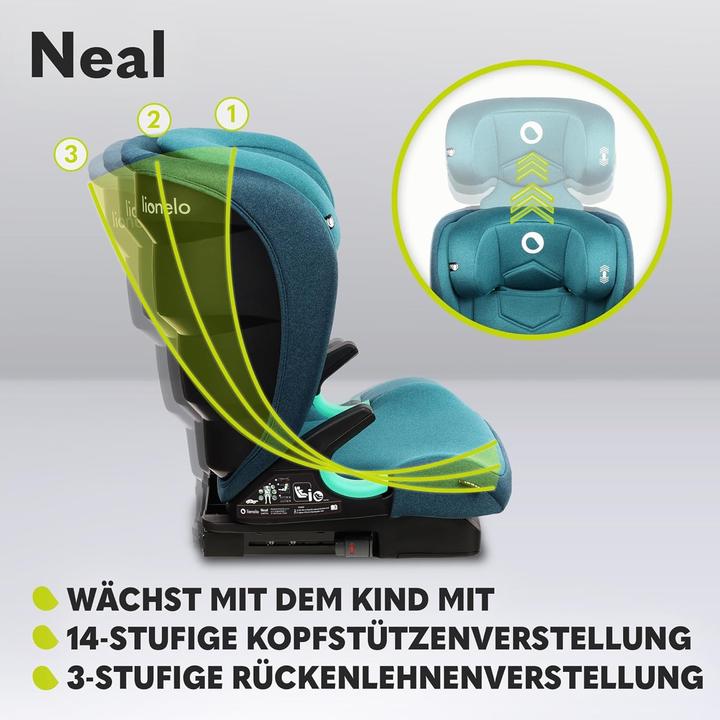 Actual product image Lionelo Neal (Child seat, ECE R129/i-Size Standard)