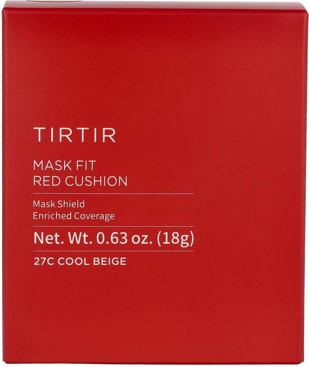 Produktbild TirTir Mask Fit Red Cushion Foundation - Full Coverage, schwerelos, Skin Fit (27C Cool Beige)