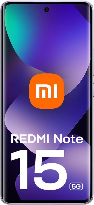 Produktbild Xiaomi Redmi Note 15 5G 6GB/128GB Lila (128 GB, Lila, Mist Purple, Purple, 6.67", Dual SIM, 5G)