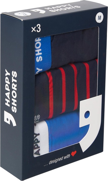 Immagine prodotto Happy shorts Motivi dei pantaloni retrò (M, confezione da 3)
