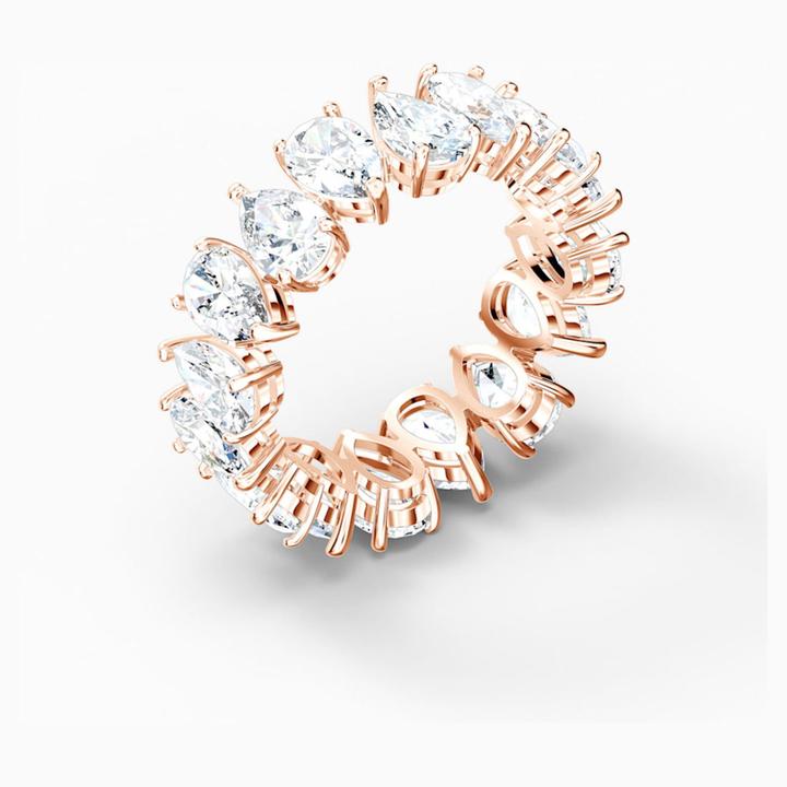 Produktbild Swarovski Vittore Pear Ring Rosé 52 (52)