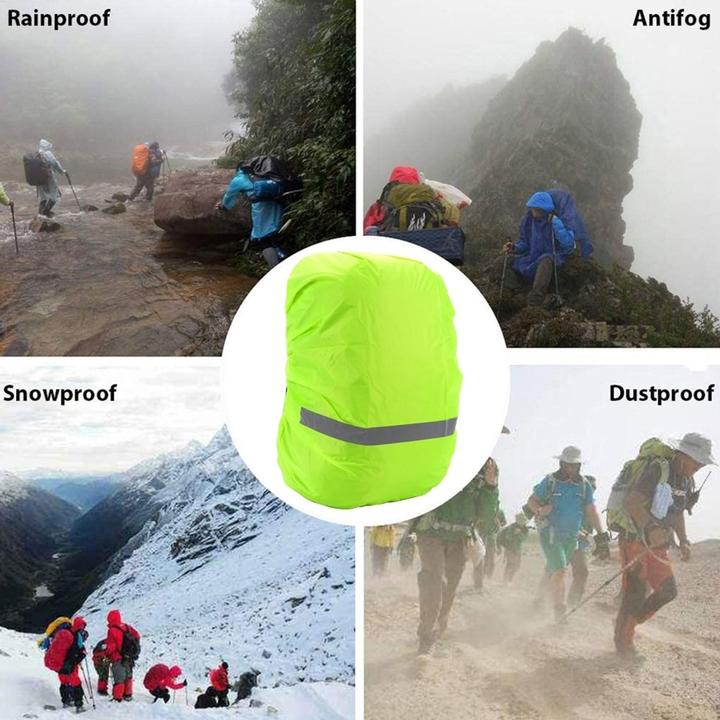 Produktbild König Design Regenabdeckung Regenschutz Regenhülle für Rucksack Schulranzen Raincover Überzug