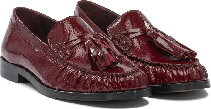 Actual product image Alohas Marietta Onix Black Leather Loafers (40)