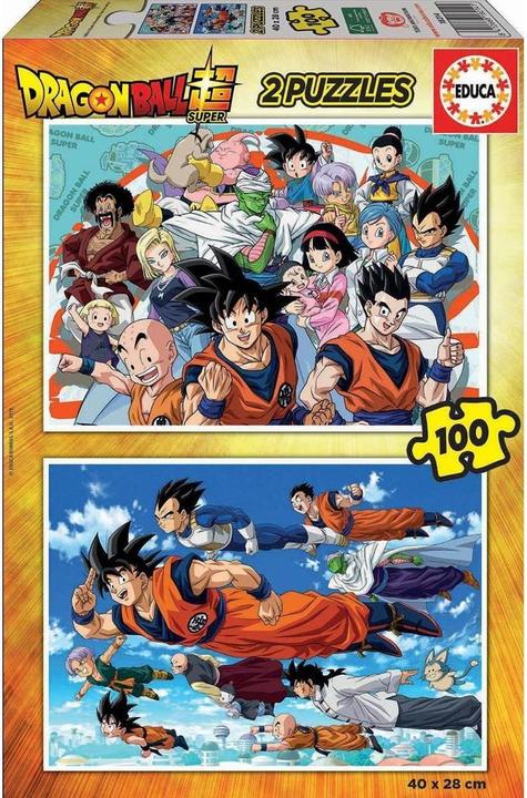 Educa Dragon Ball Super 2 x 100 Teile Puzzle (100 Teile)