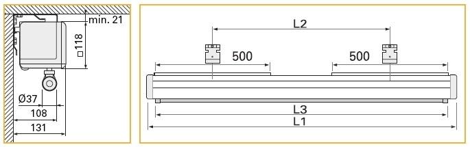 Image du produit Projecta Hapro Manual - Écran - montage possible au plafond, adapté au montage mural - 213 (84", 4:3)