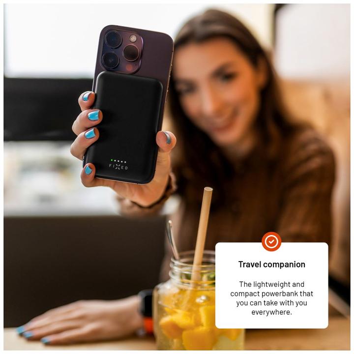 Produktbild Fixed MagZen, 6 000 mAh, Black (6000 mAh, 20 W, 23.10 Wh)