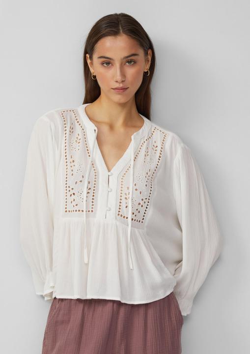 Immagine prodotto s.Oliver Bluse Viskosemix-Bluse mit Lochstickerei (32)