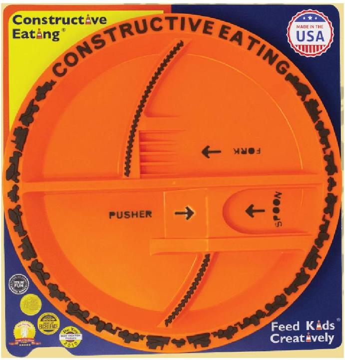 Actual product image Constructive Eating Construction sites plate