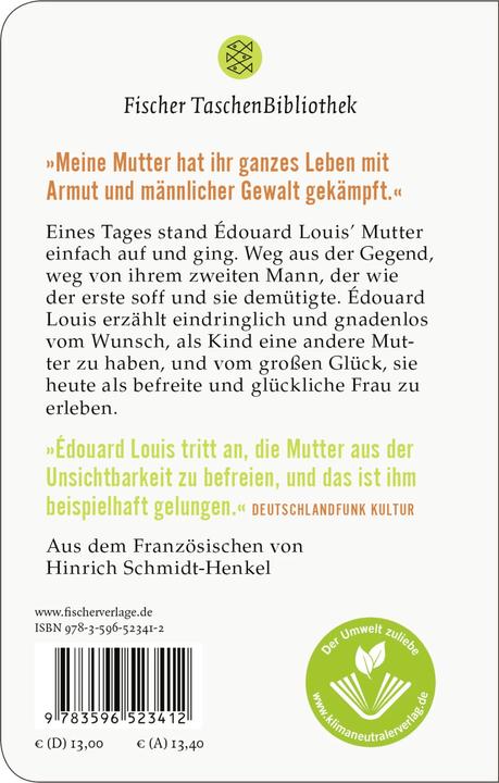 Image du produit Die Freiheit einer Frau (Allemand, Édouard Louis, Hinrich Schmidt-Henkel, 2023)