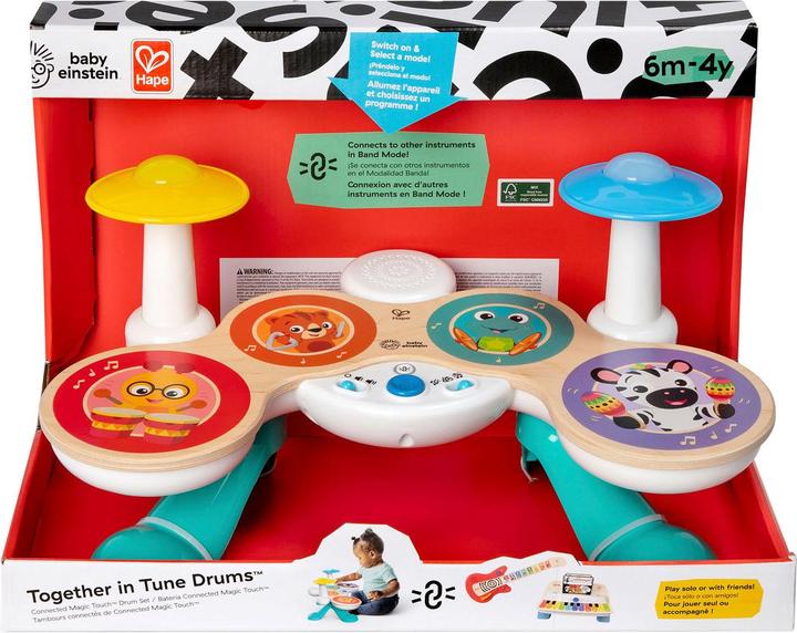 Actual product image Hape Deluxe Magic Touch Drum (German, French, Italian, English)
