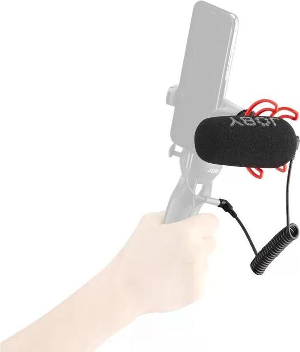 Actual product image Joby JB01675-BWW Microphone Black, Red Digital camera microphone