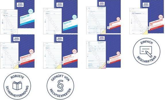 Produktbild Avery Zweckform Bautagesbericht Formular 1777-5 DIN A4 Anzahl der Blätter: 40 (40x)