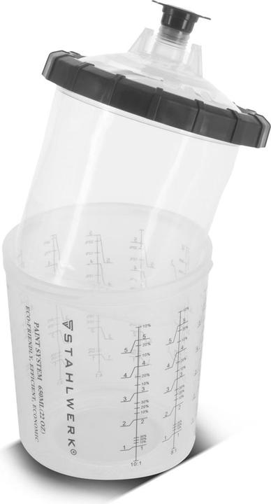 Actual product image Stahlwerk HVLP spray gun SG-250 ST spray gun with 650 ml flow cup