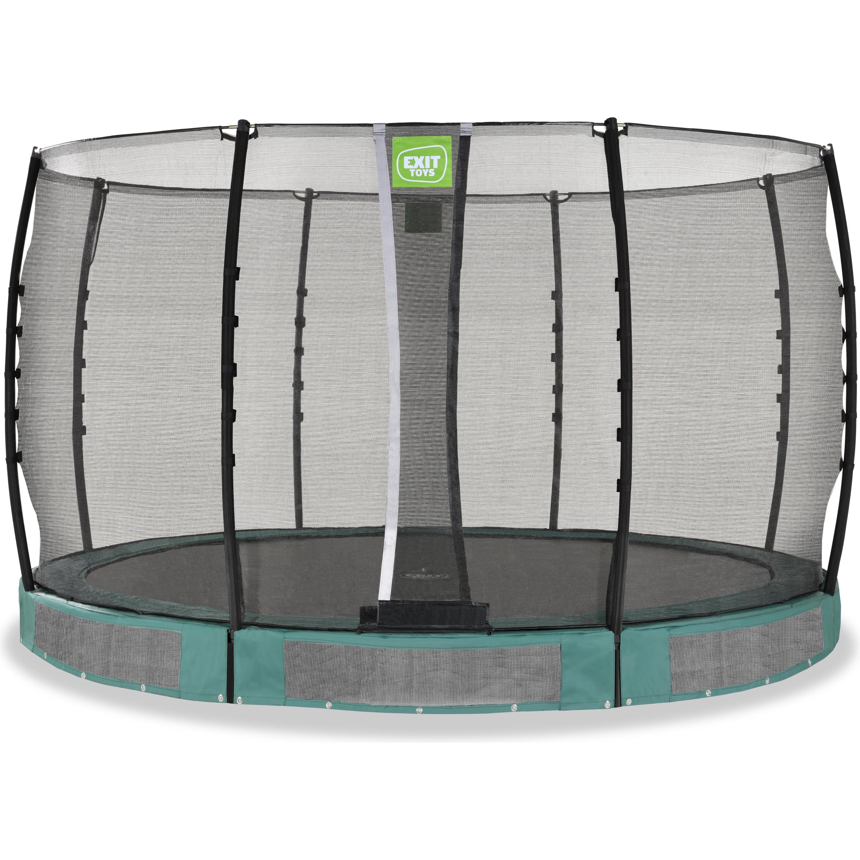 Exit Allure Classic Bodentrampolin ø366cm - grün (366 cm)