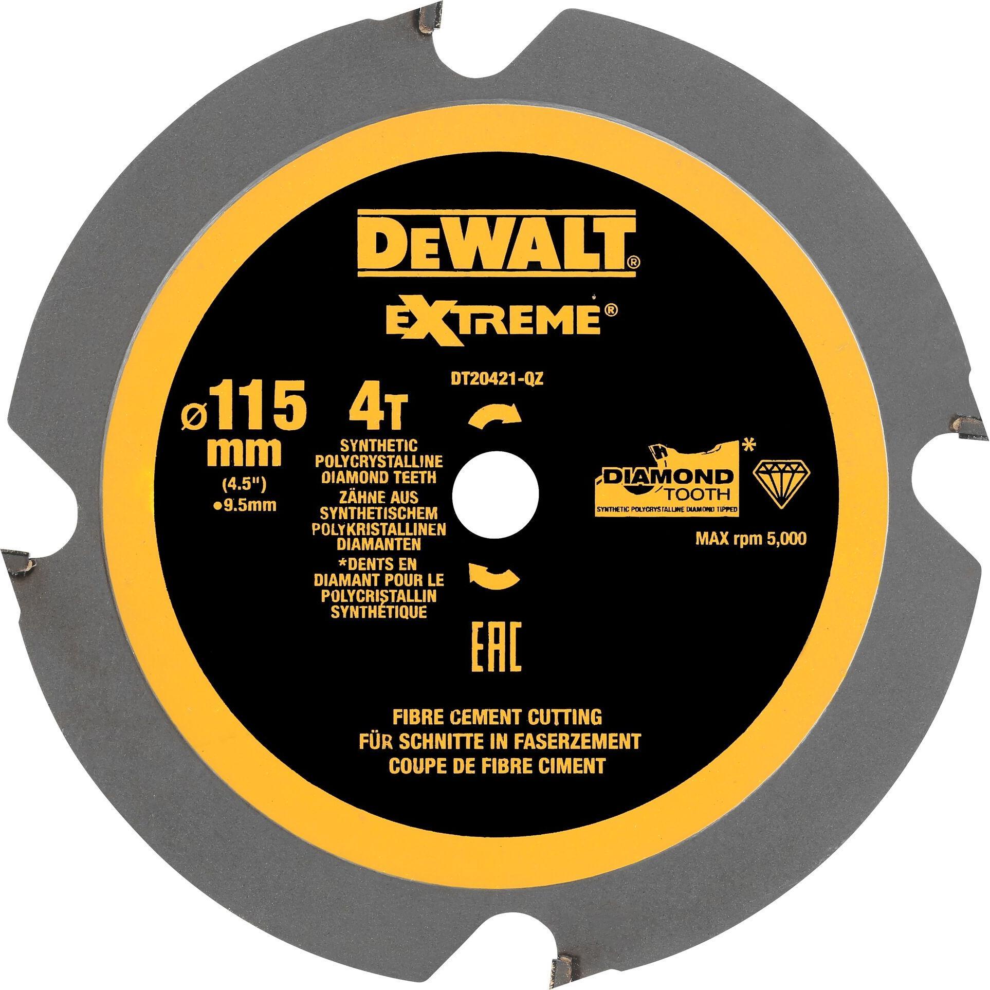 DeWalt, Sägeblatt, Wolframcarbid Kreissägeblatt, Ø 115mm, 1 Stück