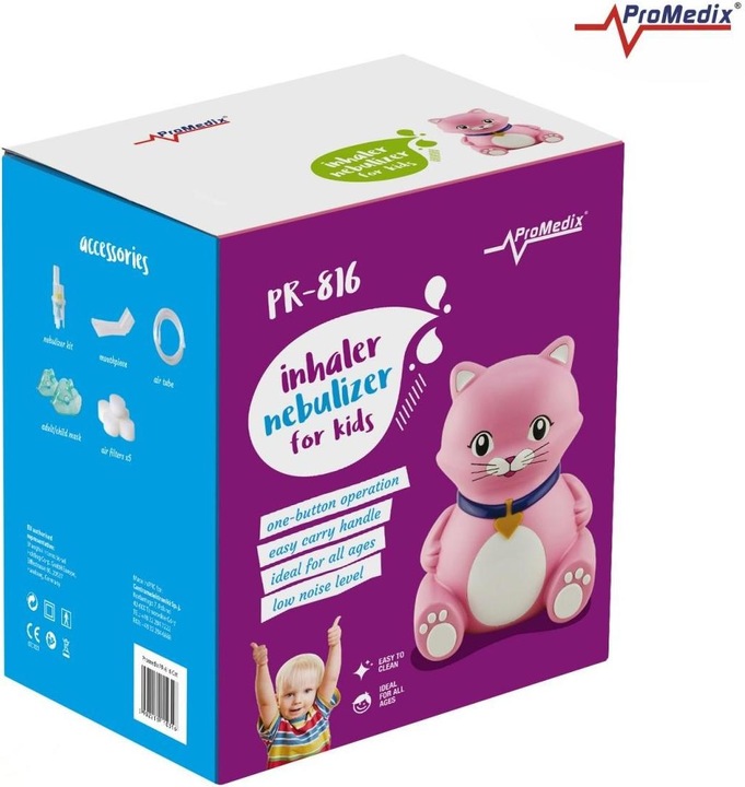 Actual product image Promedix SPRAY INHALATOR FOR CHILDREN cat kit PR-816