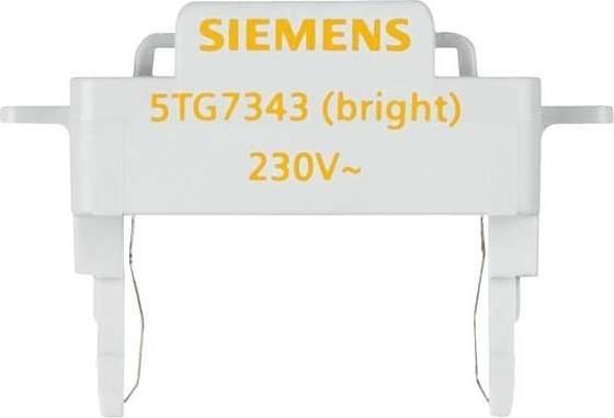 Produktbild Siemens 5TG7343 DELTA Schalter u.Taster LED-Leuchteinsatz superhell 230V/50Hz o