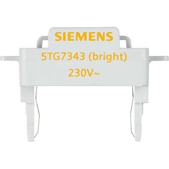 Siemens 5TG7343 DELTA Schalter u.Taster LED-Leuchteinsatz superhell 230V/50Hz o, Taster + Schalter, Orange