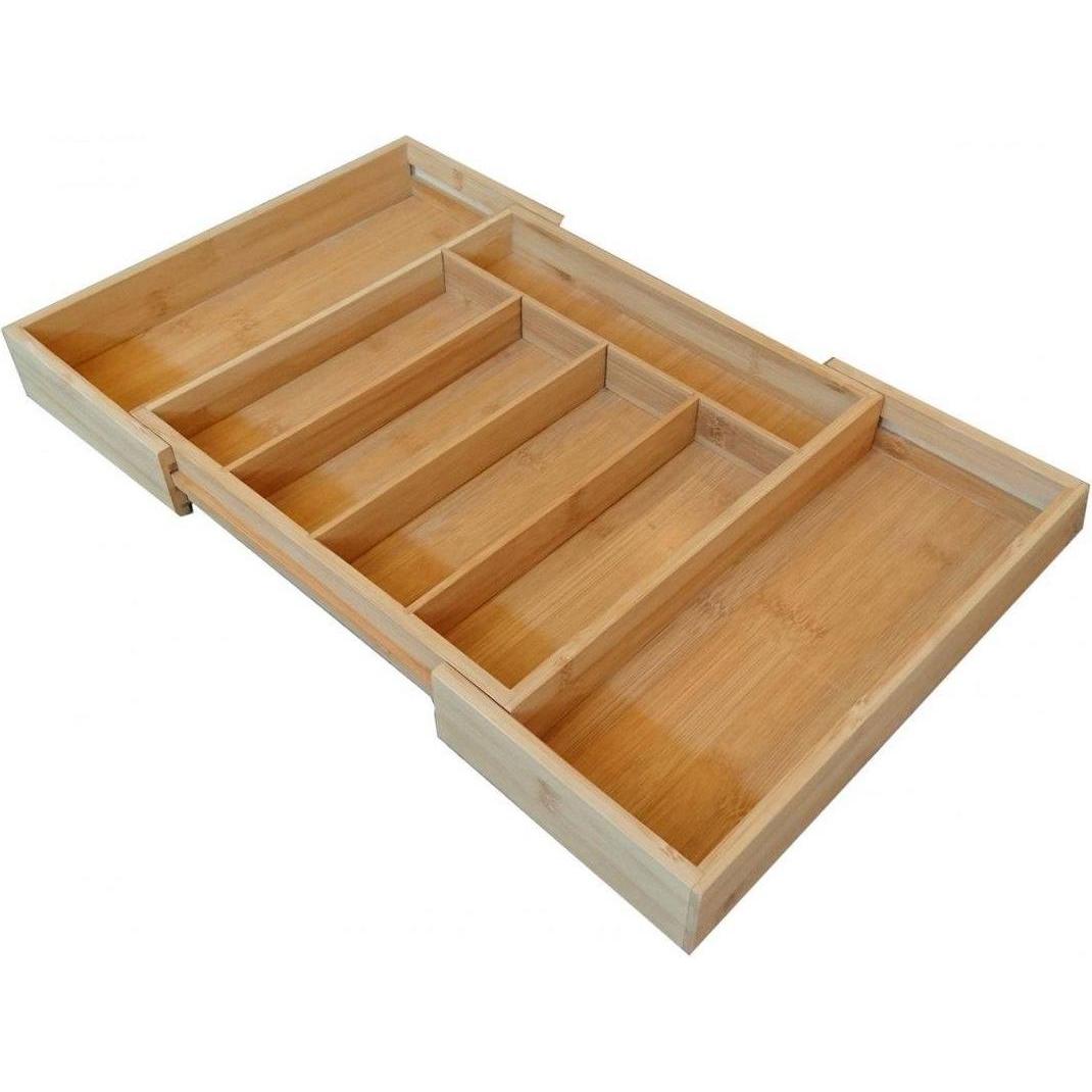 Kinghoff Cutlery case BAMBOO KH-1218, Besteckkasten, Braun