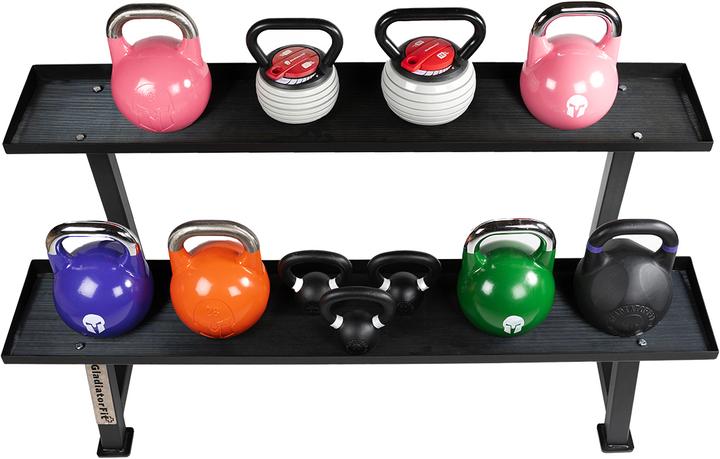 Actual product image Gladiatorfit Kettlebell rack