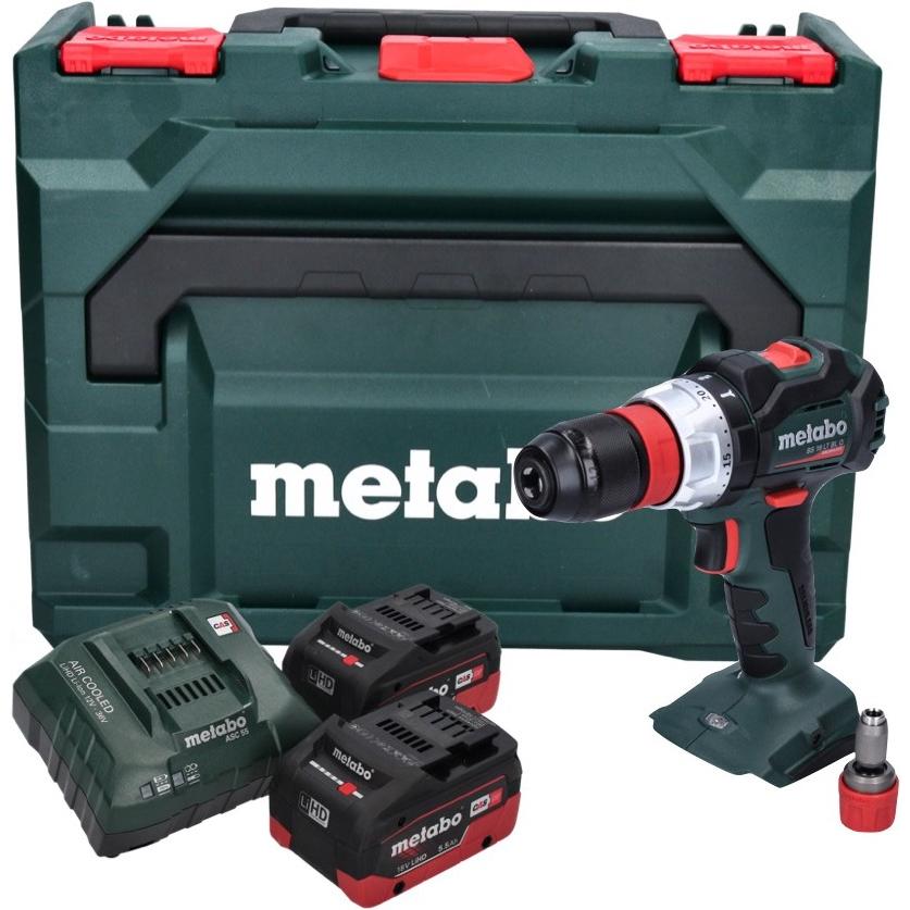Thumbnail - Metabo, Bohrmaschine + Akkuschrauber, BS 18 LT BL Q Akku Bohrschrauber 18 V 75 Nm Brushless + 2x Akku 5,5 Ah + Ladegerät...